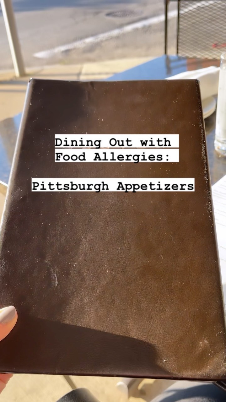 DINING OUT WITH FOOD ALLERGIES - APPETIZERS IN PITTSBURGH⁣
⁣
A last minute decision to check out Pittsburgh over the holiday weekend turned out to be a great way to spend a few days. ⁣
⁣
On our first evening as we wandered the city, we came across this cute outdoor patio spot to have a drink and some appetizers. ⁣
⁣
Whenever I know I am going to a restaurant, I always call ahead. In this case, we had no plans and just showed up and asked. They were great and I was able to order a few dishes. The server did mention that if they had known ahead, they could have prepared safe bread for me. That’s always nice to know! ⁣
⁣
Have you been to Pittsburgh? More coming soon! ⁣
⁣
#foodallergy #foodallergies #foodallergykid #foodallergyfamily #foodallergylife #foodallergymom #foodallergyfriendly #foodallergyawareness #allergyadult #peanutallergy #peanutallergymom #treenutallergy  #allergytravels #allergyblogger #travelingwithfoodallergies #foodallergytravel